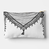 Keffiyeh palästinensischer Scarf Traditionelles Ge Zubehörtasche (Rückseite)