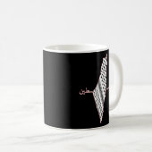 Keffiyeh Palestine Map Arabic Scarf Shemagh Palest Kaffeetasse (VorderseiteRechts)