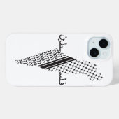Keffiyeh Palestine Pattern Map Case-Mate iPhone Hülle (Rückseite (Horizontal))
