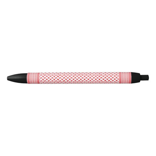 Keffiyeh Palestine Pattern Red Kugelschreiber (Vorderseite)