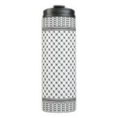 Keffiyeh Palestine Pattern Thermosbecher (Vorderseite)