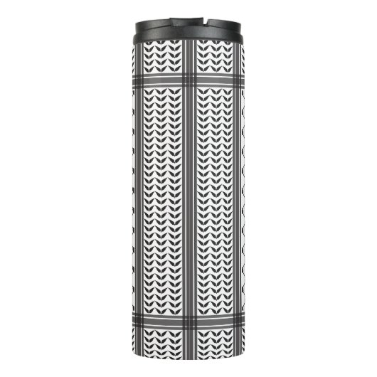 Keffiyeh Palestine Pattern Thermosbecher (Rückseite)