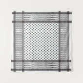 Keffiyeh Palestine Pattern Wandteppich (Vorderseite (Horizontal))