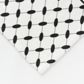 Keffiyeh Symbol des palästinensischen Widerstands  Fleecedecke (Ecke)