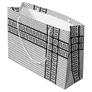 Keffiyeh Symbol des palästinensischen Widerstands Große Geschenktüte