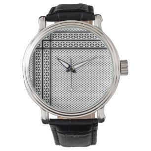 Keffiyeh-Symbol des palästinensischen Widerstandsm Armbanduhr