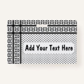 Keffiyeh-Symbol des palästinensischen Widerstandsm Ausweis (Rückseite)