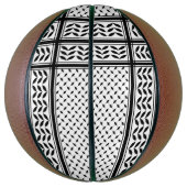 Keffiyeh-Symbol des palästinensischen Widerstandsm Basketball (Vertikal)