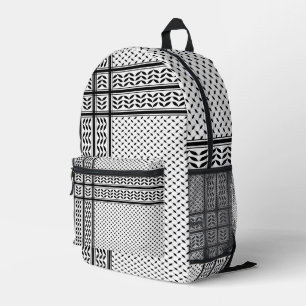 Keffiyeh-Symbol des palästinensischen Widerstandsm Bedruckter Rucksack