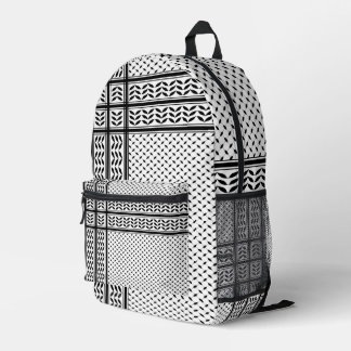 Keffiyeh-Symbol des palästinensischen Widerstandsm Bedruckter Rucksack