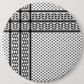 Keffiyeh-Symbol des palästinensischen Widerstandsm Button (Vorderseite)