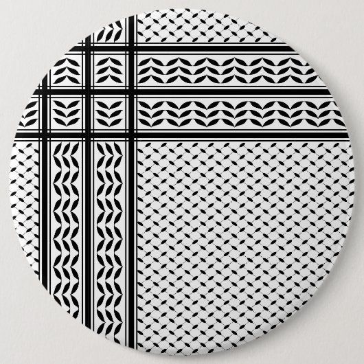 Keffiyeh-Symbol des palästinensischen Widerstandsm Button (Vorderseite)