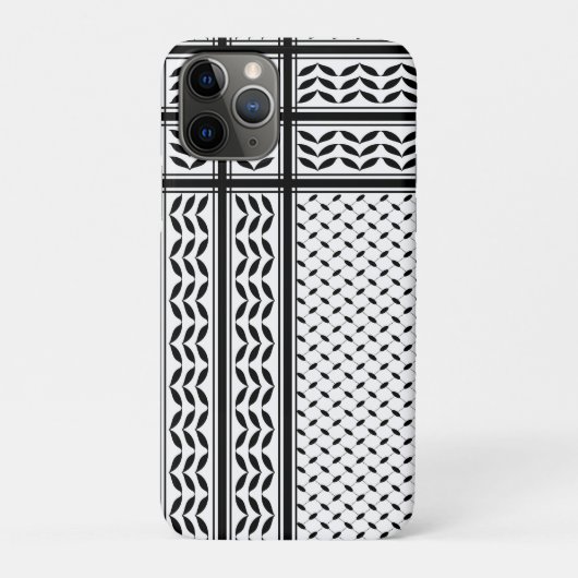 Keffiyeh-Symbol des palästinensischen Widerstandsm Case-Mate iPhone Hülle (Rückseite)