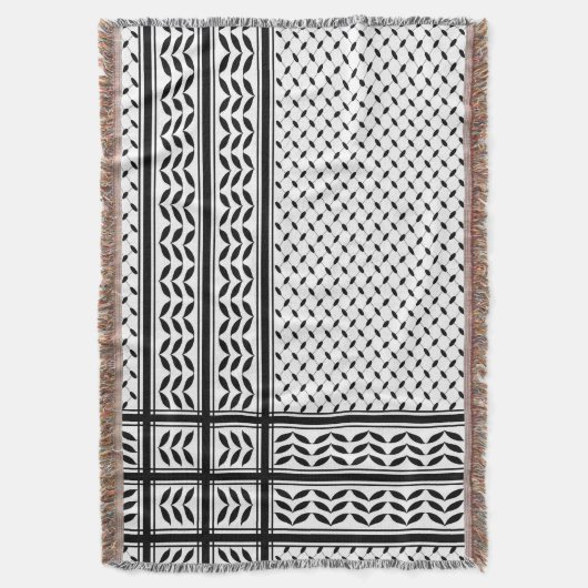 Keffiyeh-Symbol des palästinensischen Widerstandsm Decke (Vorderseite Vertikal)