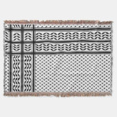 Keffiyeh-Symbol des palästinensischen Widerstandsm Decke (Vorderseite)