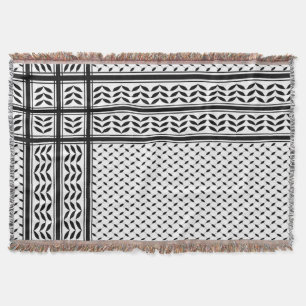 Keffiyeh-Symbol des palästinensischen Widerstandsm Decke