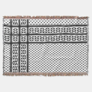 Keffiyeh-Symbol des palästinensischen Widerstandsm Decke