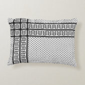 Keffiyeh-Symbol des palästinensischen Widerstandsm Dekokissen (Rückseite)