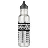 Keffiyeh-Symbol des palästinensischen Widerstandsm Edelstahlflasche (Rechts)