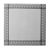 Keffiyeh-Symbol des palästinensischen Widerstandsm Fliese (Vorderseite)