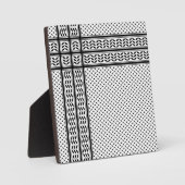 Keffiyeh-Symbol des palästinensischen Widerstandsm Fotoplatte (Vorderseite)