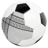 Keffiyeh-Symbol des palästinensischen Widerstandsm Fußball (Dreiviertel)