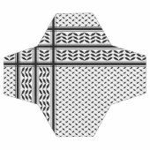 Keffiyeh-Symbol des palästinensischen Widerstandsm Fußball (Flach)