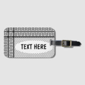 Keffiyeh-Symbol des palästinensischen Widerstandsm Gepäckanhänger (Vorderseite (Horizontal))