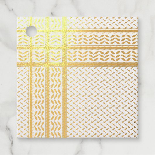 Keffiyeh-Symbol des palästinensischen Widerstandsm Geschenkanhänger (Vorderseite)