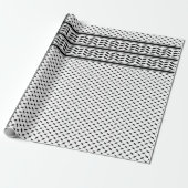 Keffiyeh-Symbol des palästinensischen Widerstandsm Geschenkpapier (Ungerollt)