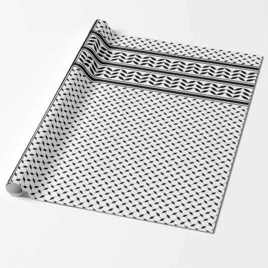 Keffiyeh-Symbol des palästinensischen Widerstandsm Geschenkpapier (Ungerollt)