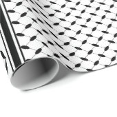 Keffiyeh-Symbol des palästinensischen Widerstandsm Geschenkpapier (Rolleneckpunkt)