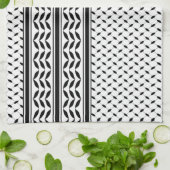Keffiyeh-Symbol des palästinensischen Widerstandsm Geschirrtuch (Gefaltet)