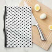 Keffiyeh-Symbol des palästinensischen Widerstandsm Geschirrtuch (Viertel Falte)