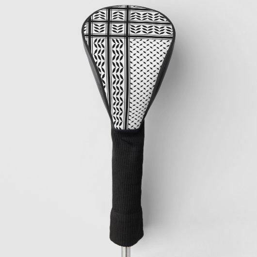 Keffiyeh-Symbol des palästinensischen Widerstandsm Golf Headcover (Vorderseite)