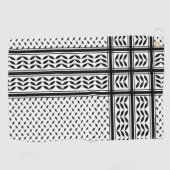 Keffiyeh-Symbol des palästinensischen Widerstandsm Golfhandtuch (Horizontal)