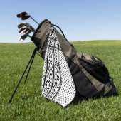 Keffiyeh-Symbol des palästinensischen Widerstandsm Golfhandtuch (Gras)