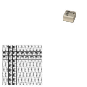 Keffiyeh-Symbol des palästinensischen Widerstandsm Gummistempel
