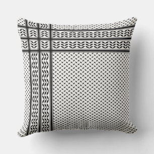 Keffiyeh-Symbol des palästinensischen Widerstandsm Kissen