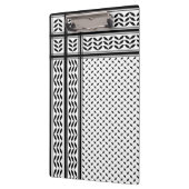 Keffiyeh-Symbol des palästinensischen Widerstandsm Klemmbrett (Links)