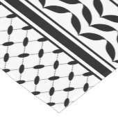 Keffiyeh-Symbol des palästinensischen Widerstandsm Kurzer Tischläufer (Ecke)