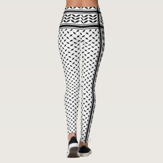 Keffiyeh-Symbol des palästinensischen Widerstandsm Leggings (Rückseite)
