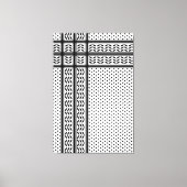 Keffiyeh-Symbol des palästinensischen Widerstandsm Leinwanddruck (Vorderseite)