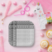 Keffiyeh-Symbol des palästinensischen Widerstandsm Pappteller (Party)