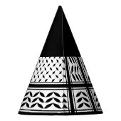 Keffiyeh-Symbol des palästinensischen Widerstandsm Partyhütchen (Rückseite)