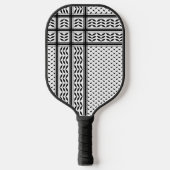 Keffiyeh-Symbol des palästinensischen Widerstandsm Pickleball Schläger (Vorderseite)