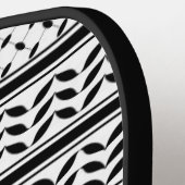 Keffiyeh-Symbol des palästinensischen Widerstandsm Pickleball Schläger (Linke Seite)