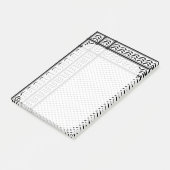 Keffiyeh-Symbol des palästinensischen Widerstandsm Post-it Klebezettel (angewinkelt)