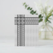 Keffiyeh-Symbol des palästinensischen Widerstandsm Postkarte (Stehend Vorderseite)