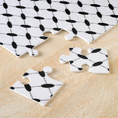 Keffiyeh-Symbol des palästinensischen Widerstandsm Puzzle (Seite)